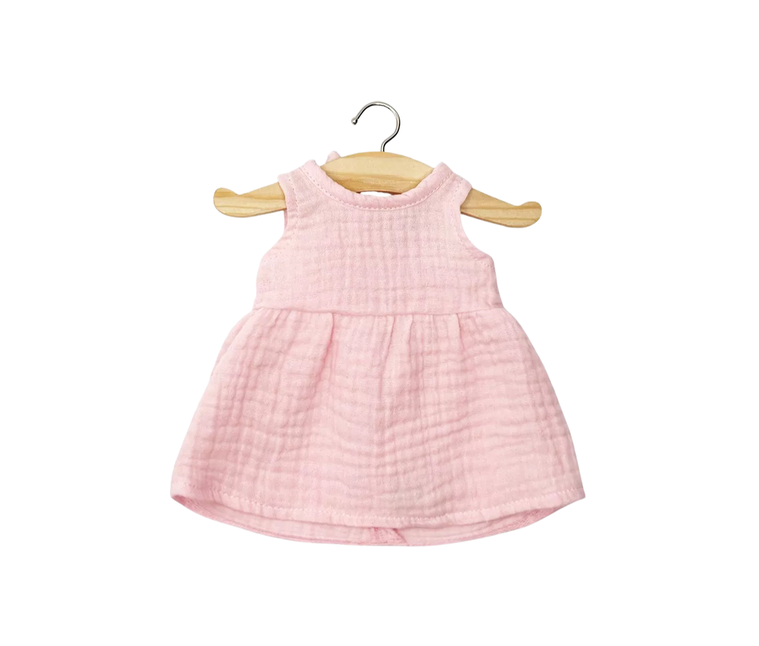 Rochie Faustine pentru păpuși - Strawberry - Minikane