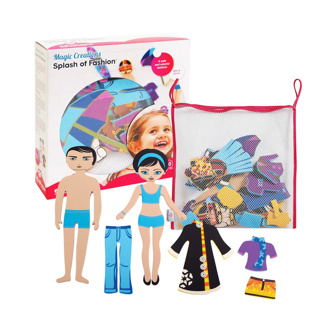 Jucarii pentru baie - Magic Creations, Splash of Fashion - Edushape