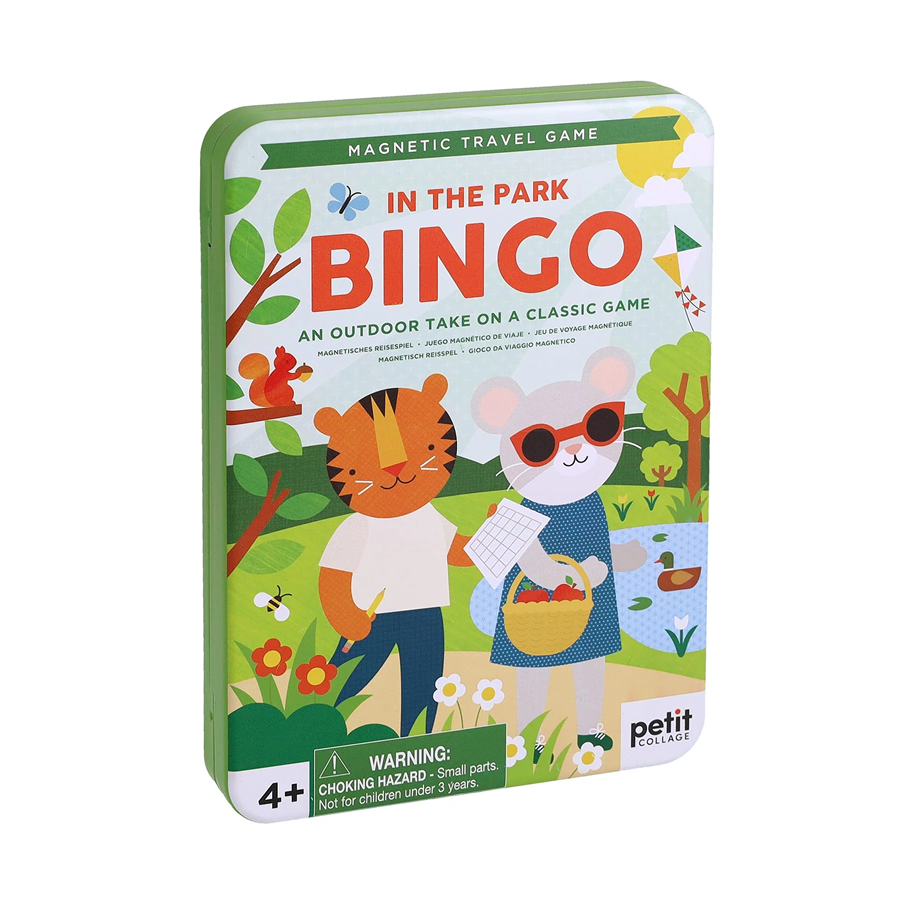 Joc magnetic On-the-Go - In the Park Bingo - Petit Collage