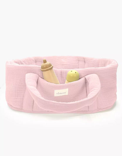 Coșuleț + perniță pentru păpuși - Strawberry - Minikane