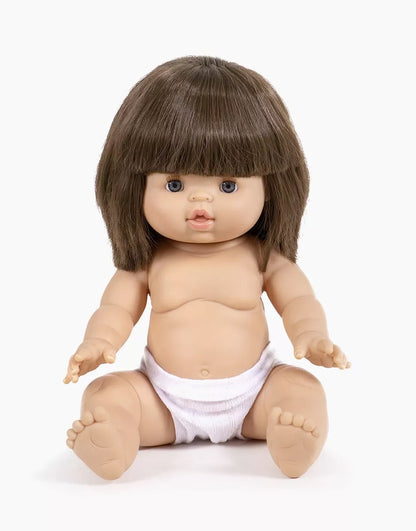 Chiloței albi din bumbac pentru păpușile Gordis - Minikane