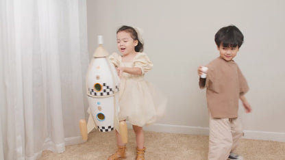 Set de joacă din lemn, Rachetă Spațială - Pretend Play Rocket - Classic World