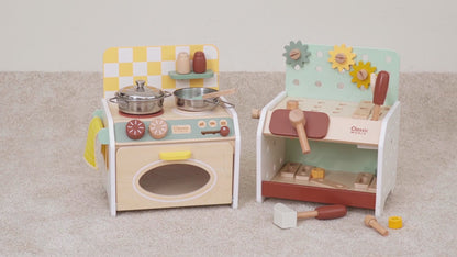 Set de joacă, Bucătărie din lemn - Mini Kitchen - Classic World