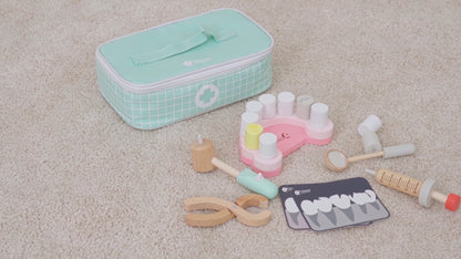 Set de joacă, Trusă Stomatolog din lemn - Little Dentist - Classic World