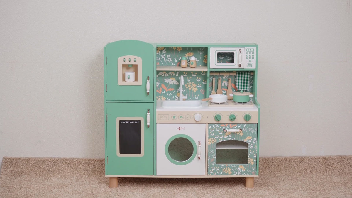 Set de joacă din lemn, Bucătărie All-In-One - Vintage - Classic World