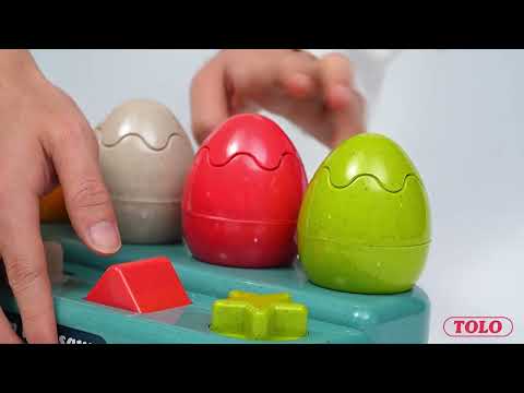 Jucarie Pop Up - Dino Eggs - Tolo Bio
