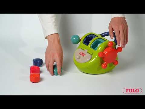 Jucarie cu activitati + sortator de forme - Slot Box - Tolo Bio