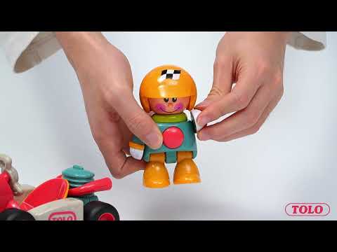 Set de joaca - Go-Kart &amp; Personaj interactiv, Racing Boy - Tolo Bio