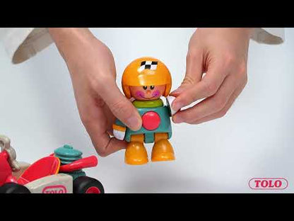 Set de joaca - Go-Kart &amp; Personaj interactiv, Racing Boy - Tolo Bio