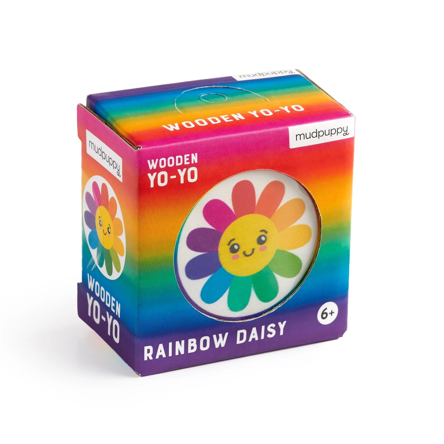 Yo-Yo din lemn - Rainbow Daisy - Mudpuppy