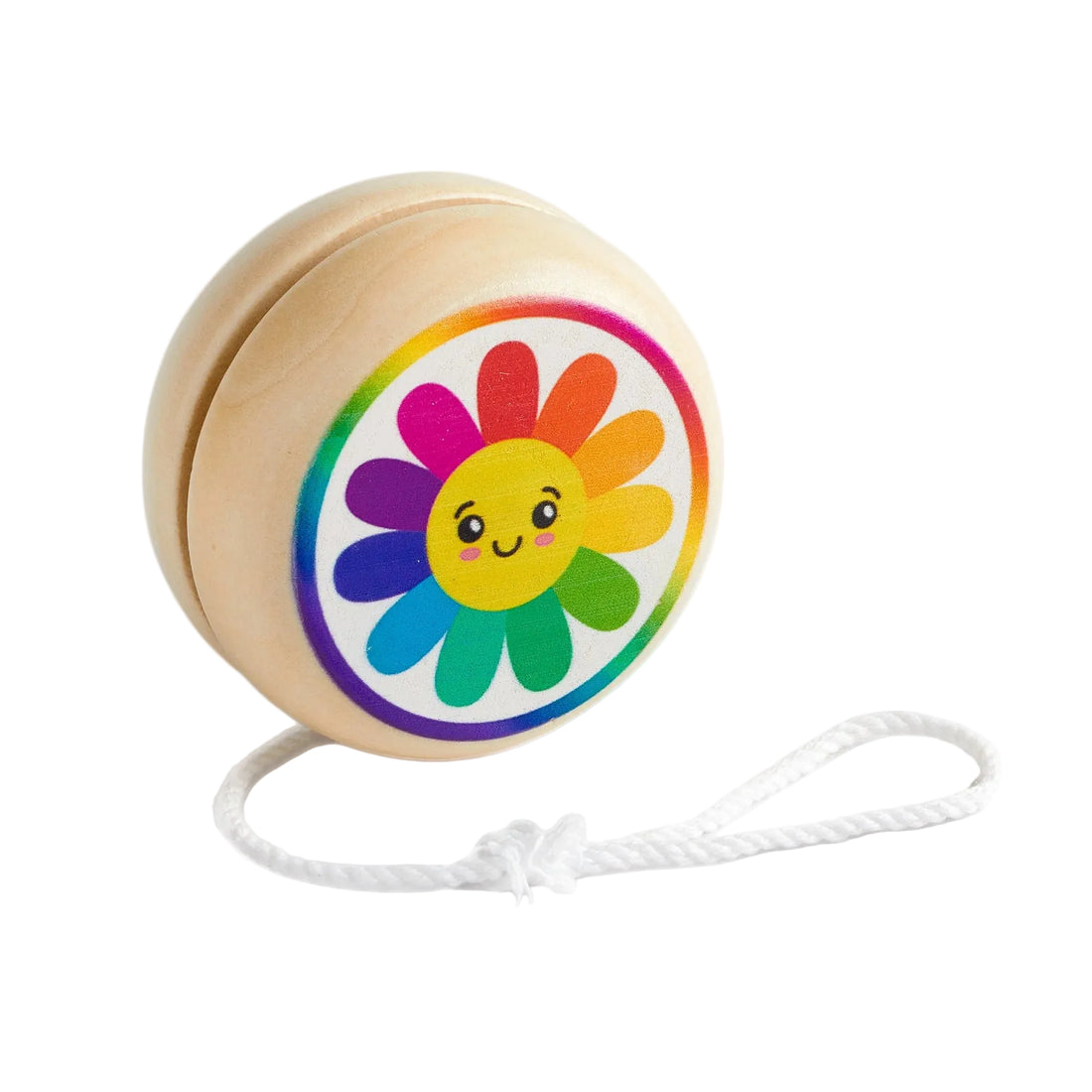 Yo-Yo din lemn - Rainbow Daisy - Mudpuppy