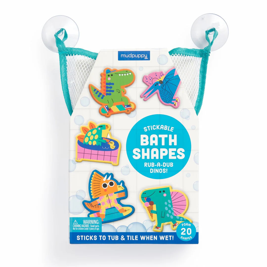 Joaca la baita, forme lipicioase din spuma - Rub-a-Dub Dinos - Mudpuppy