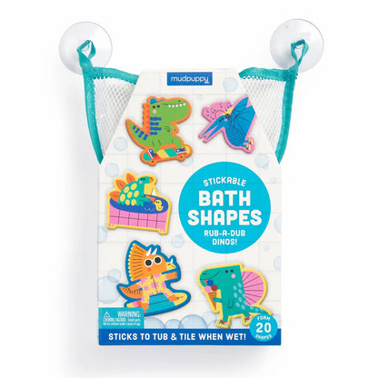 Joaca la baita, forme lipicioase din spuma - Rub-a-Dub Dinos - Mudpuppy