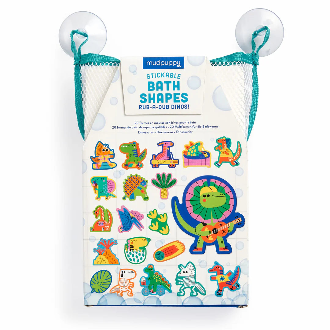 Joaca la baita, forme lipicioase din spuma - Rub-a-Dub Dinos - Mudpuppy