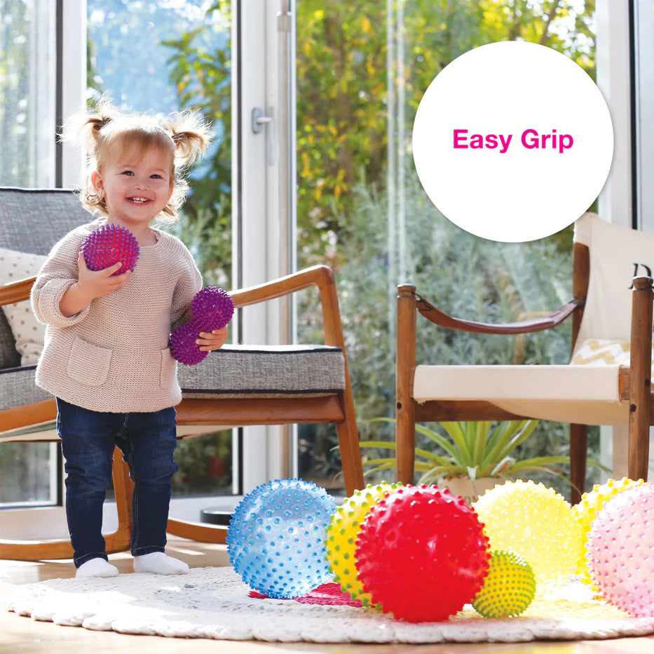 Pack cu 4 mingi senzoriale - Color Dots - Edushape