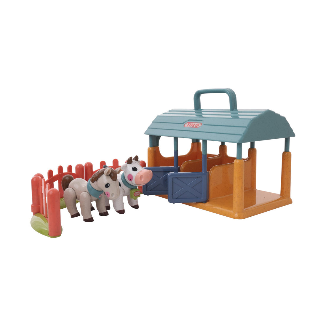 Set de joaca - Cow &amp; Horse Stable - Tolo Bio