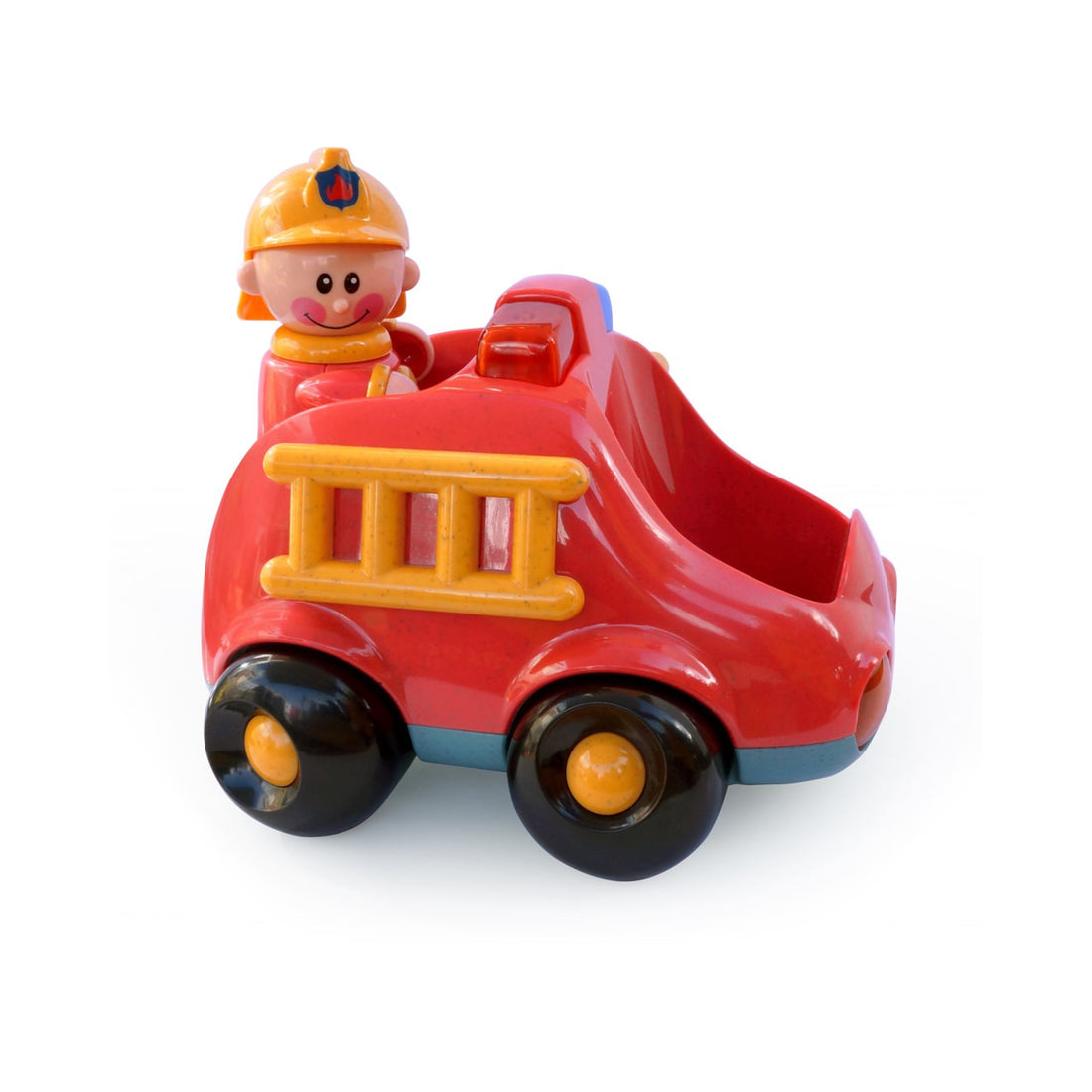 Set de joaca - Masina pompieri &amp; Personaj interactiv, Firefighter - Tolo Bio