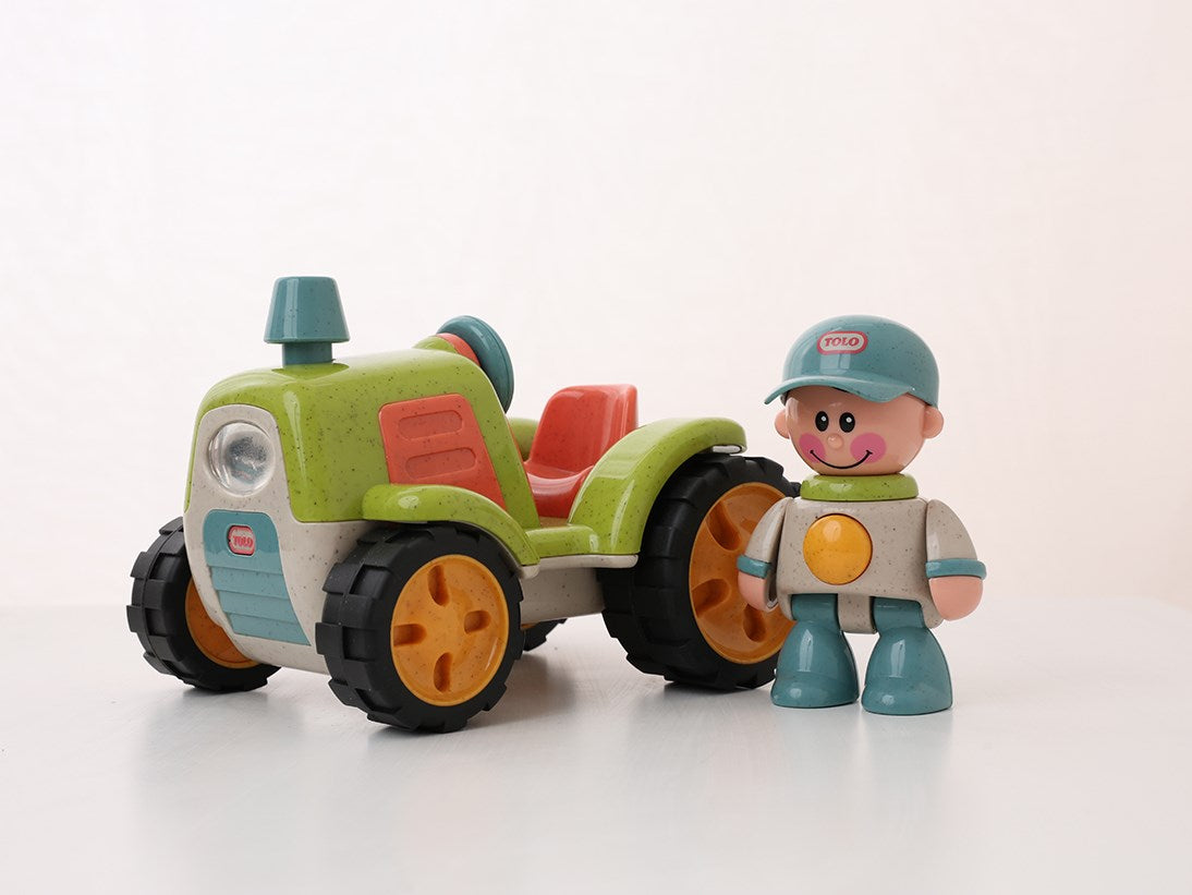 Set de joaca - Tractor &amp; Personaj interactiv, Boy - Tolo Bio