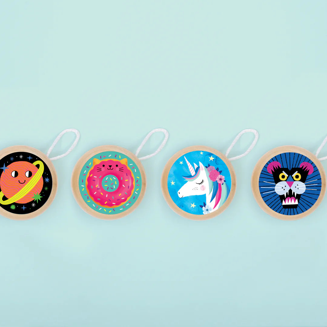 Yo-Yo din lemn - Unicorn - Mudpuppy