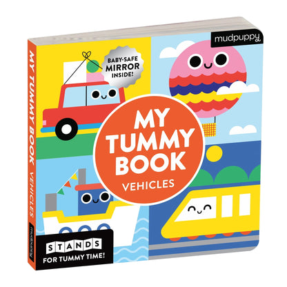 Carte senzoriala pentru bebe - My Tummy Book, Vehicles - Mudpuppy
