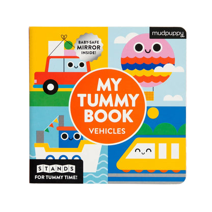 Carte senzoriala pentru bebe - My Tummy Book, Vehicles - Mudpuppy