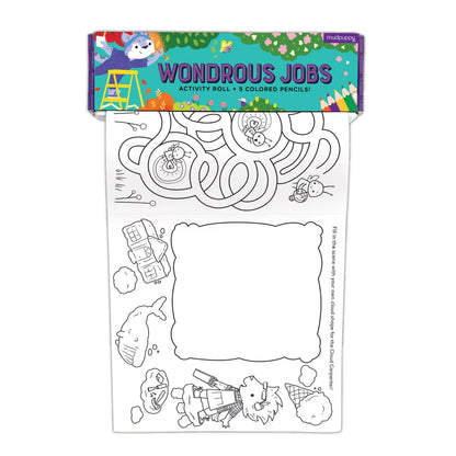 Rola de hartie cu activitati – Wondrous Jobs – Mudpuppy