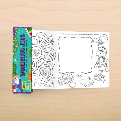 Rola de hartie cu activitati – Wondrous Jobs – Mudpuppy