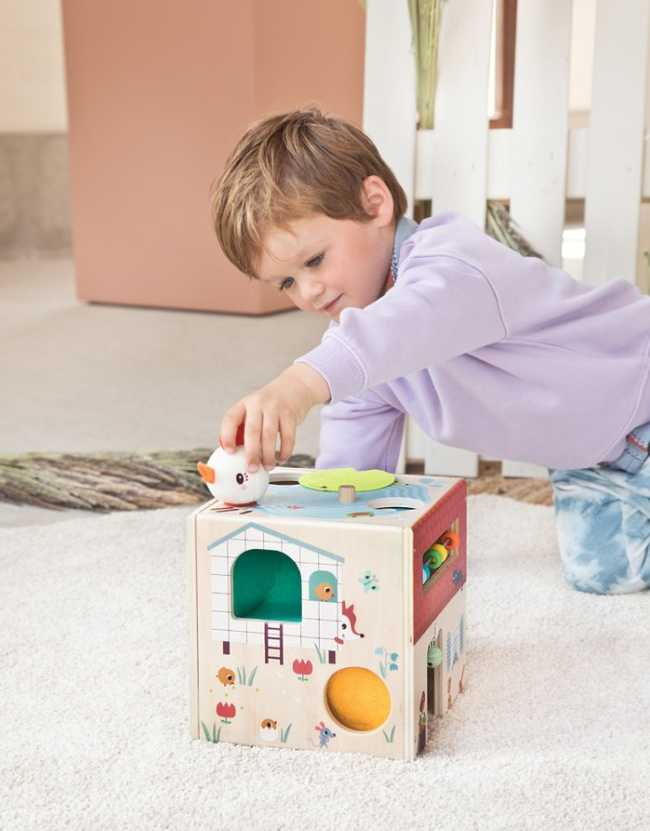Cub Montessori cu activitati - Ferma - Lilliputiens