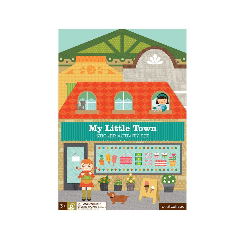 Mapa de activitati, 100+ stickere - My Little Town - Petit Collage