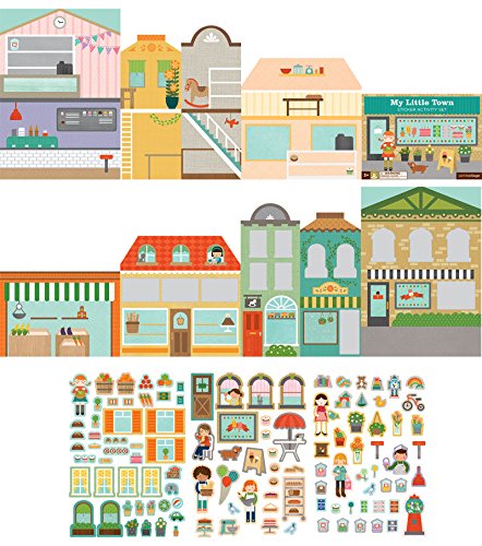 Mapa de activitati, 100+ stickere - My Little Town - Petit Collage