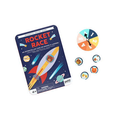 Joc magnetic On-the-Go - Rocket Race - Petit Collage