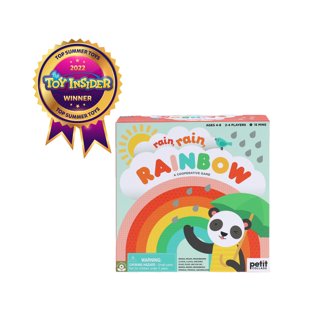 Joc de colaborare - Rain Rain Rainbow - Petit Collage