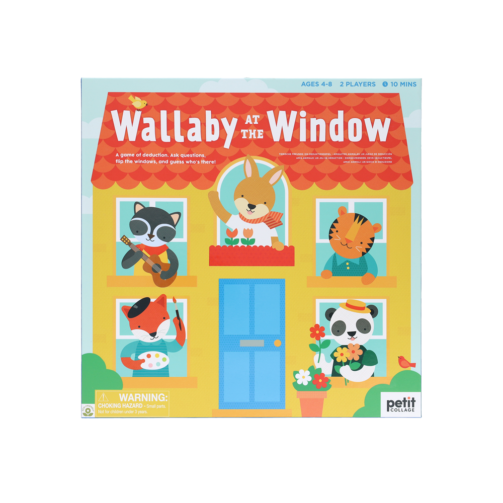 Joc de deductie - Wallaby at the Window - Petit Collage