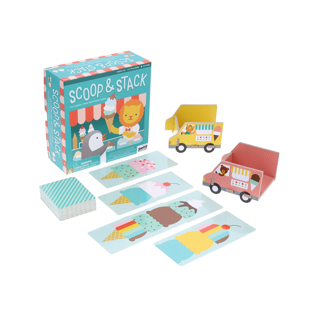 Joc logic de potrivire - Scoop & Stack - Petit Collage