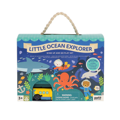 Set de joaca Wind Up and Go - Little Ocean Explorer - Petit Collage