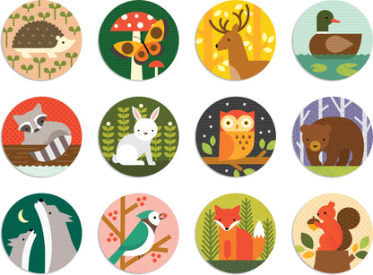 Joc de memorie - Forest Animals - Petit Collage