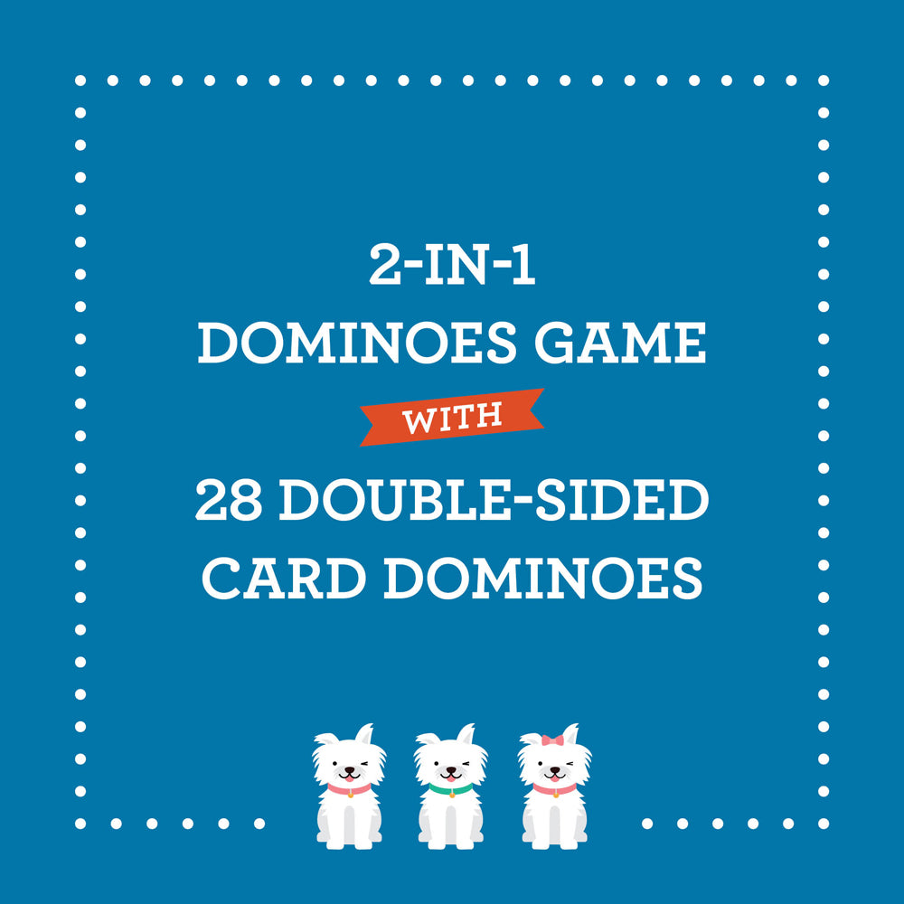 Joc de domino 2 in 1 - Doggies - Petit Collage