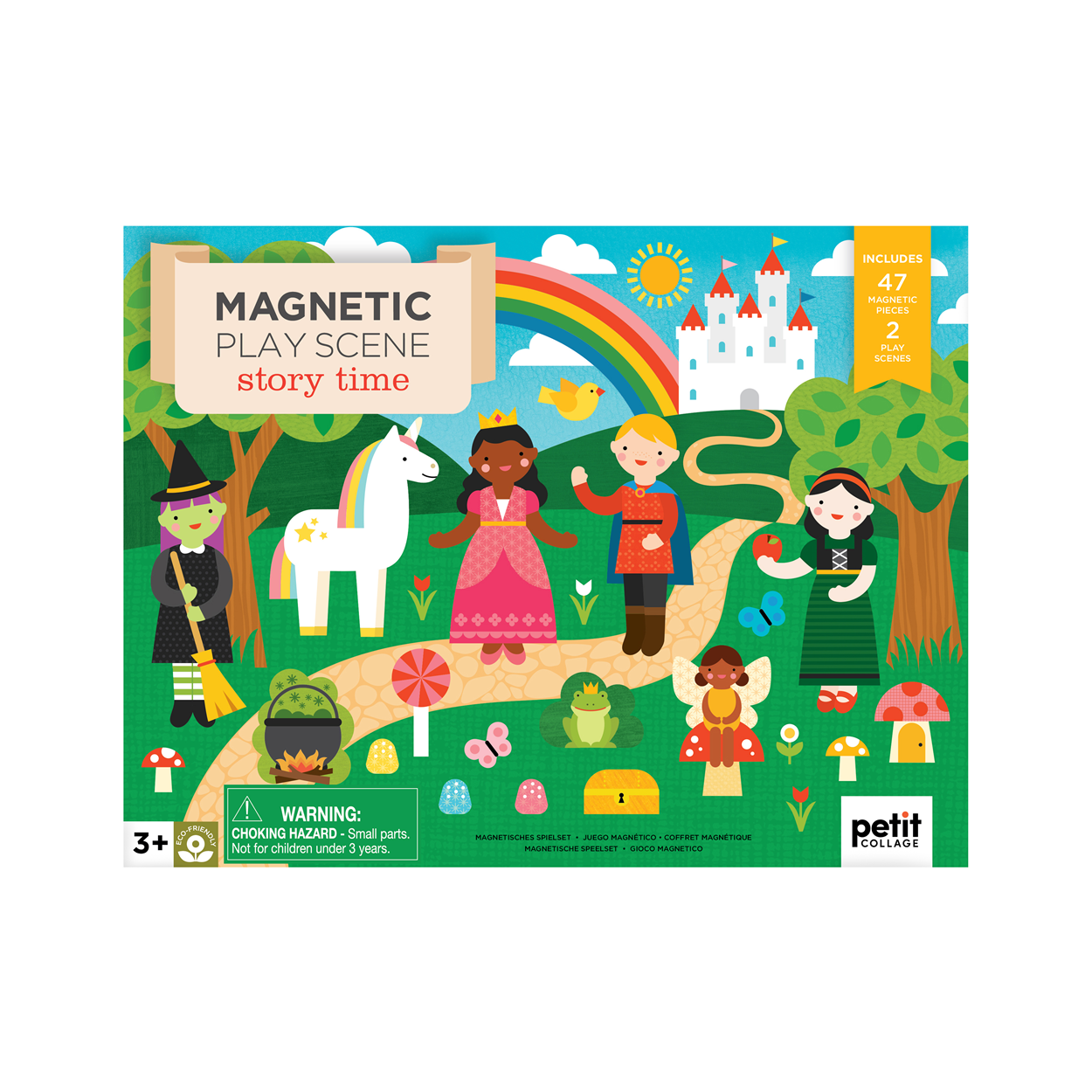 Joc magnetic Play Scene - Story Time - Petit Collage