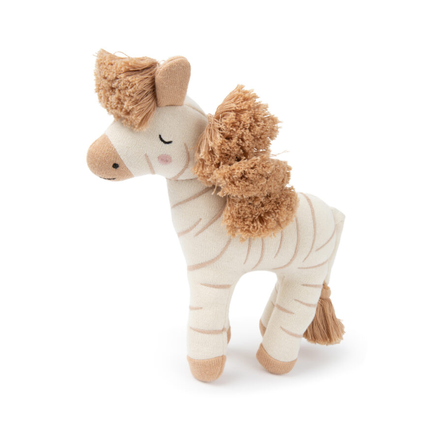Jucarie din bumbac tricotat - Zebra Ziggy - Picca Loulou