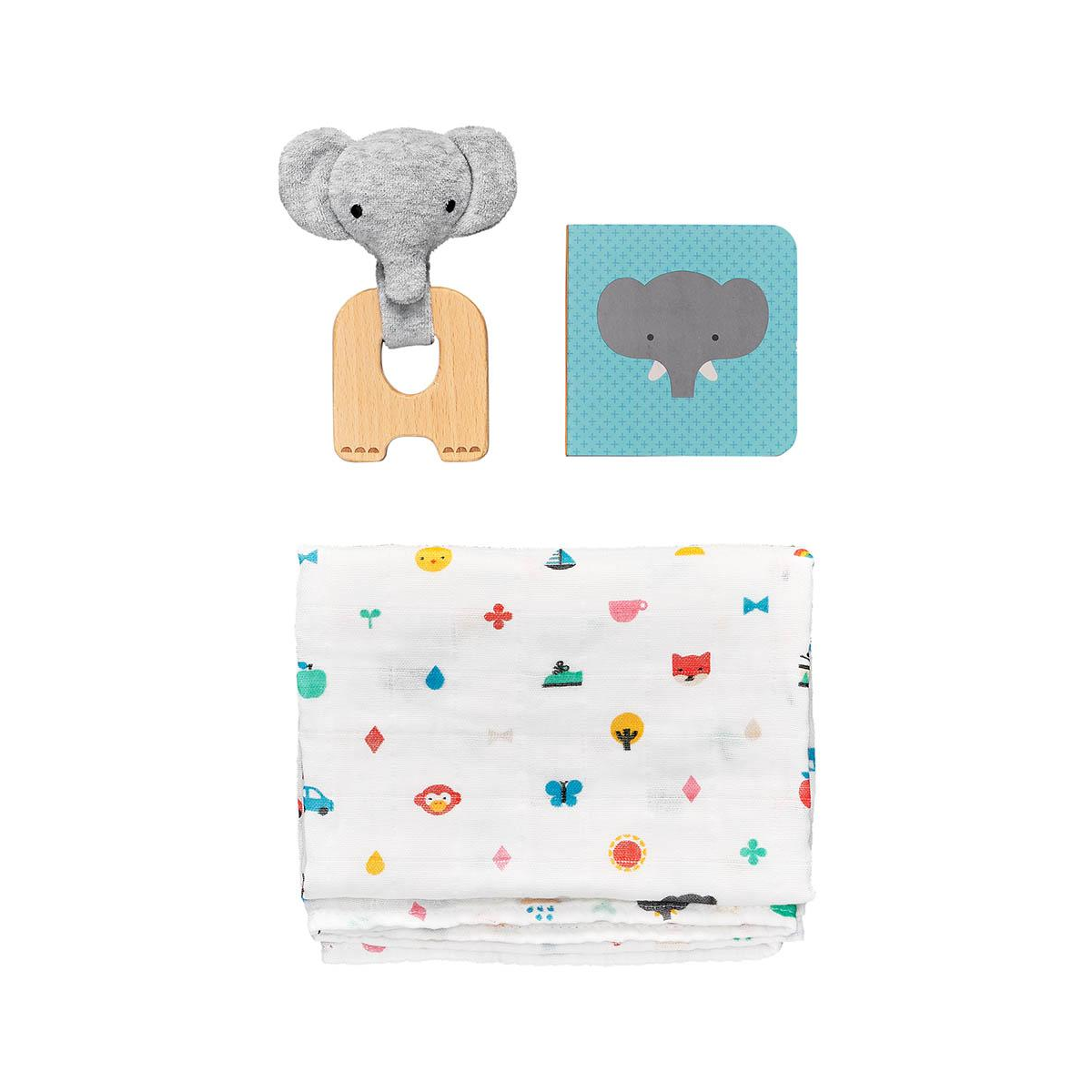 Set cadou pentru bebelusi - Little Elephant - Petit Collage