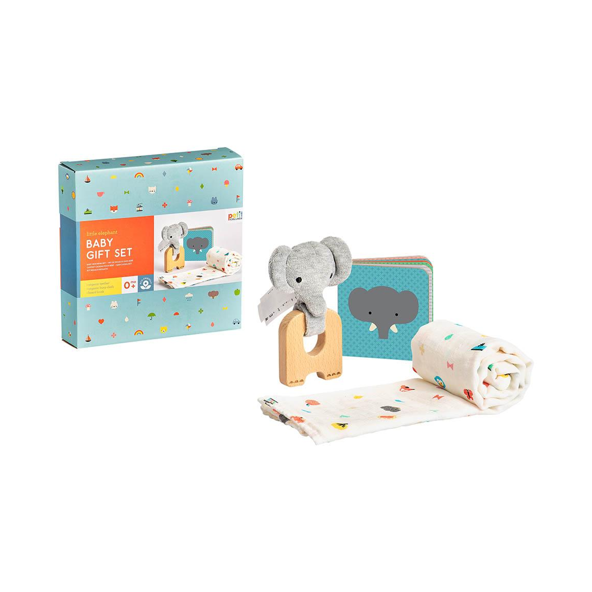Set cadou pentru bebelusi - Little Elephant - Petit Collage