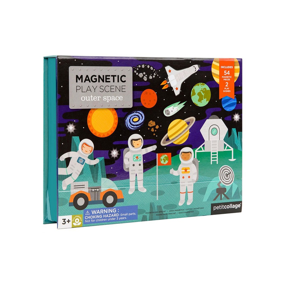 Joc magnetic Play Scene - Spatiul Cosmic - Petit Collage
