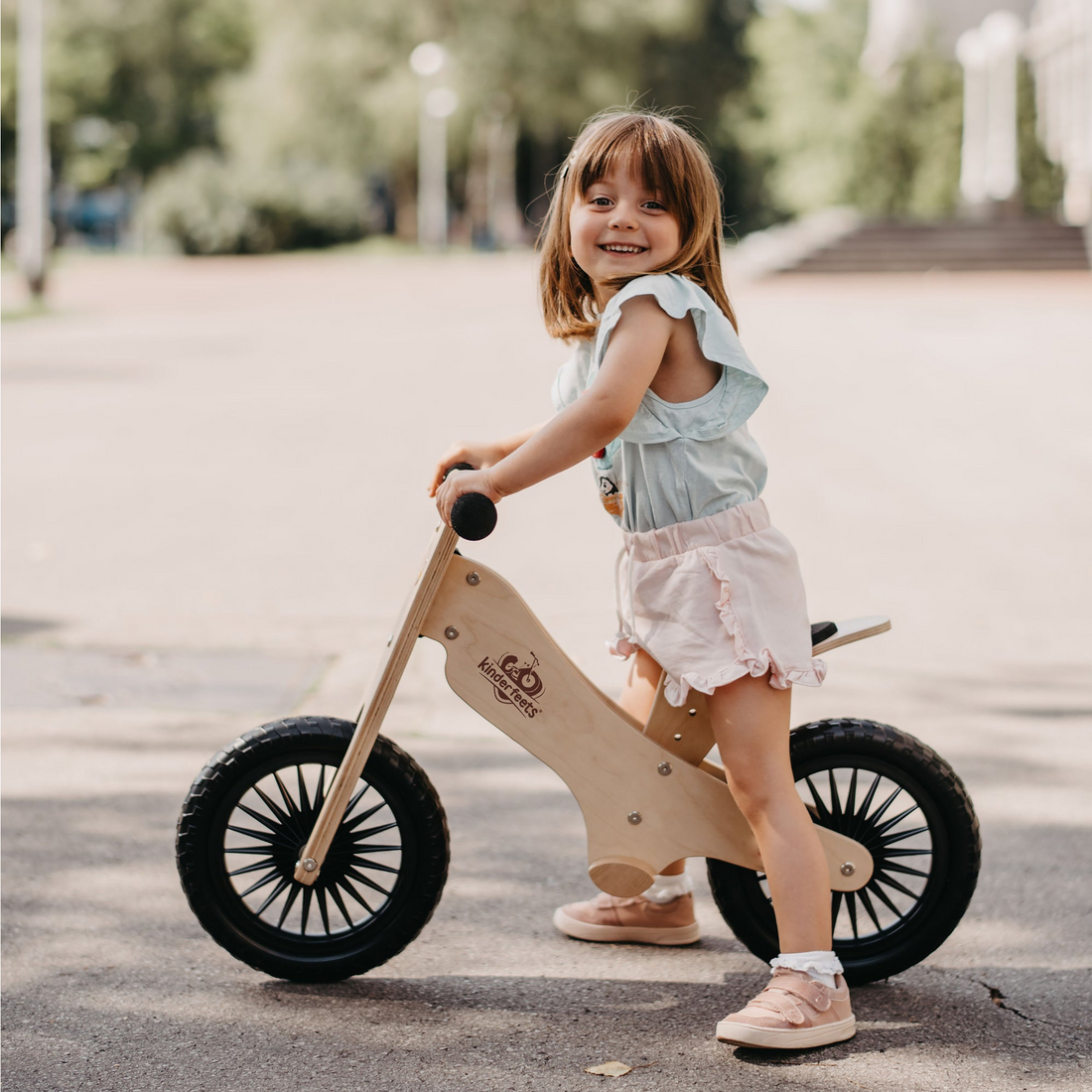 Bicicleta de echilibru - Natural - Kinderfeets