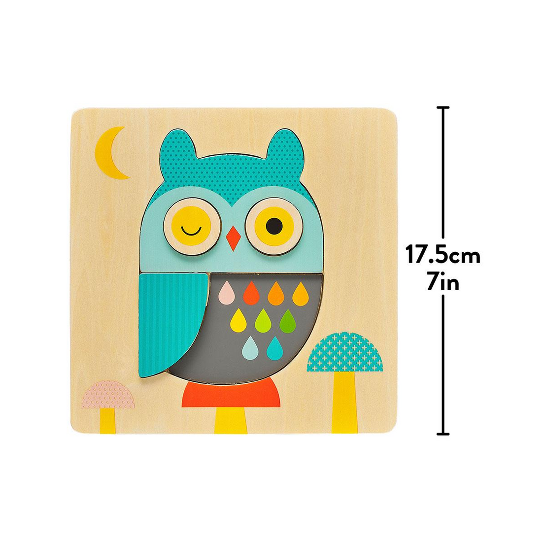 Puzzle incastru - Little Owl - Petit Collage