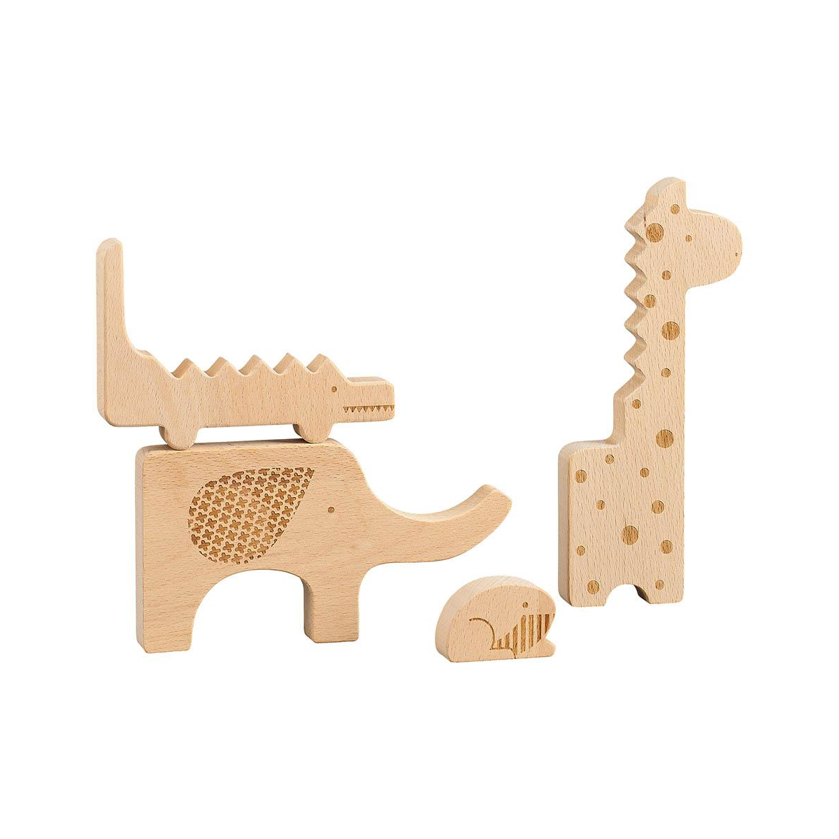 Puzzle + set de joaca - Safari Jumble - Petit Collage