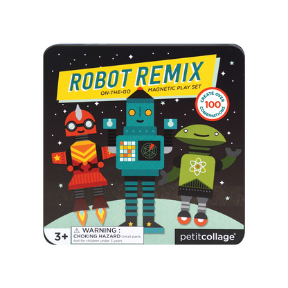 Joc magnetic On-the-Go - Robot Remix - Petit Collage