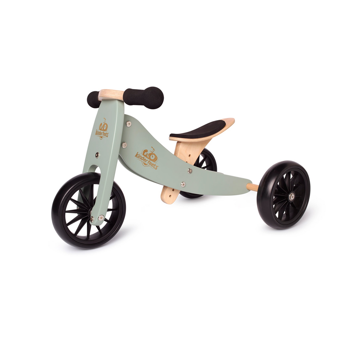 Tricicleta de echilibru 2 in 1 - Tiny Tot Sage - Kinderfeets