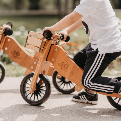 Tricicleta de echilibru 2 in 1 - Tiny Tot PLUS Bamboo - Kinderfeets