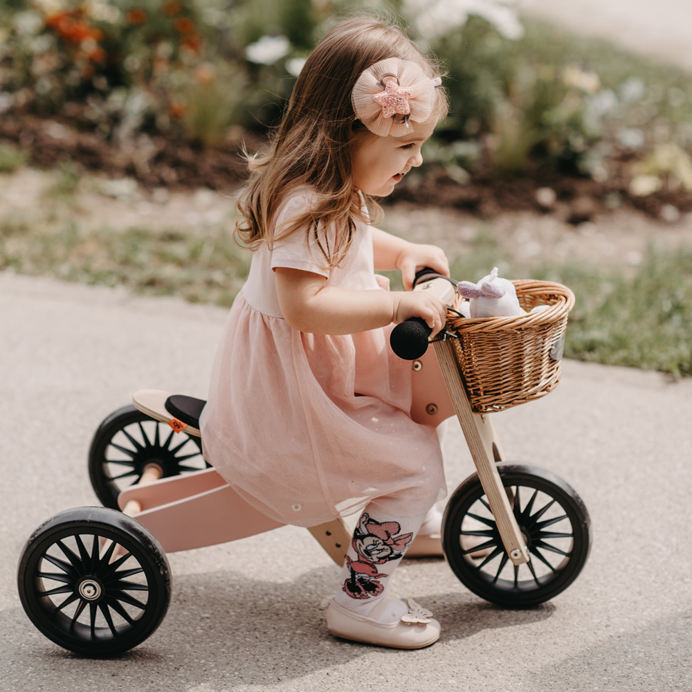 Tricicleta de echilibru 2 in 1 - Tiny Tot PLUS Rose - Kinderfeets